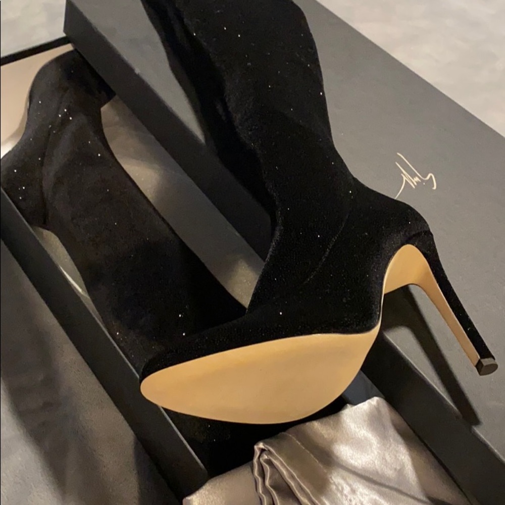 Giuseppe long sparkle boots